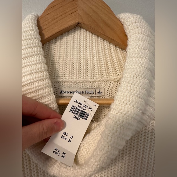 Abercrombie NWT Turtleneck Sweater Vest Size Large - Picture 3 of 4